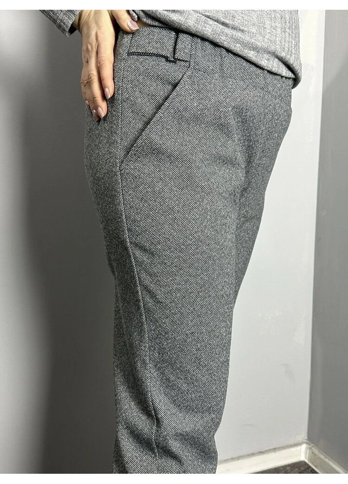 Женские зимние брюки на резинке прямые с карманами J.LONDON MKJL1108110-1 Modna KAZKA (336934156)