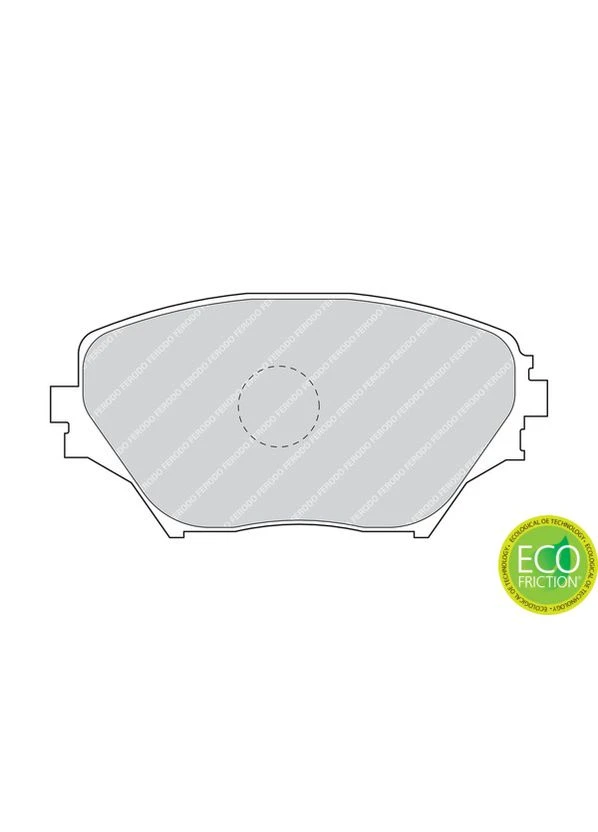Колодки гальмівні дискові ПЕРЕДН TOYOTA RAV 4 II (_A2_) 2.0 2000.05-2005.11 FE FDB1514 Ferodo (386942442)