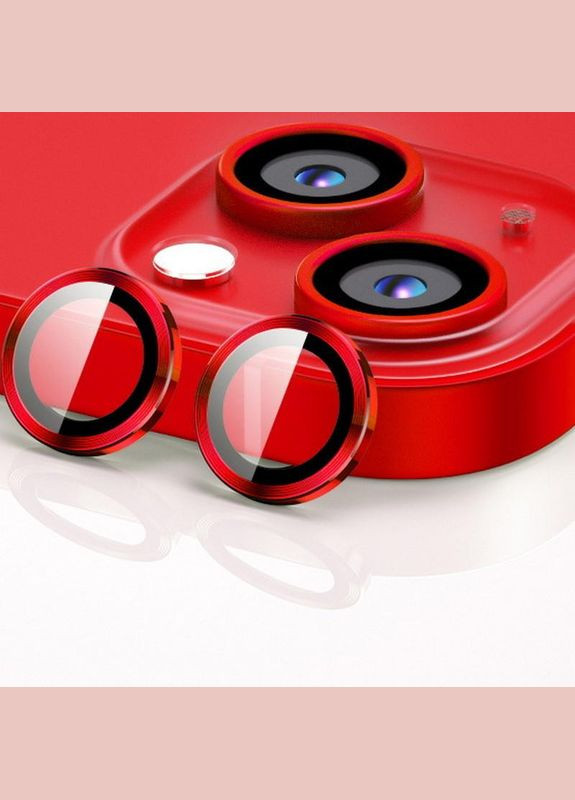 Захисне скло на Apple iPhone 14 / 14 Plus / для айфон 14, айфон 14+ плюс на камеру Блакитний / Light Blue / Purple Epik (360631975)