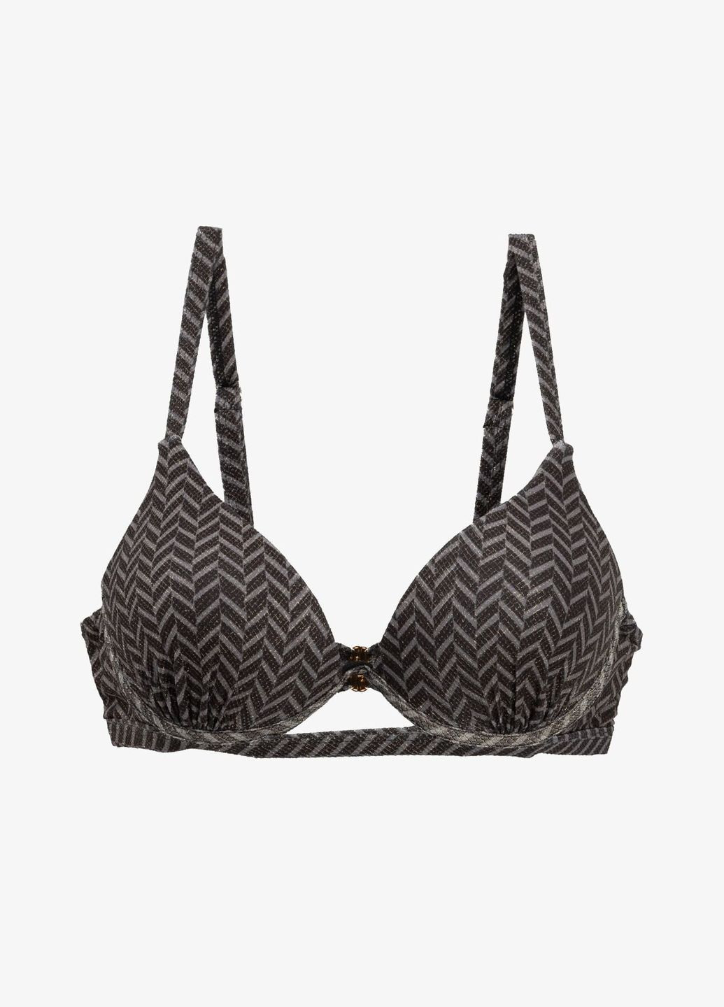 Серо-зеленый демисезонный купальник верх с узором женский 7236-k серо-зеленый shop (2000990925947) On me