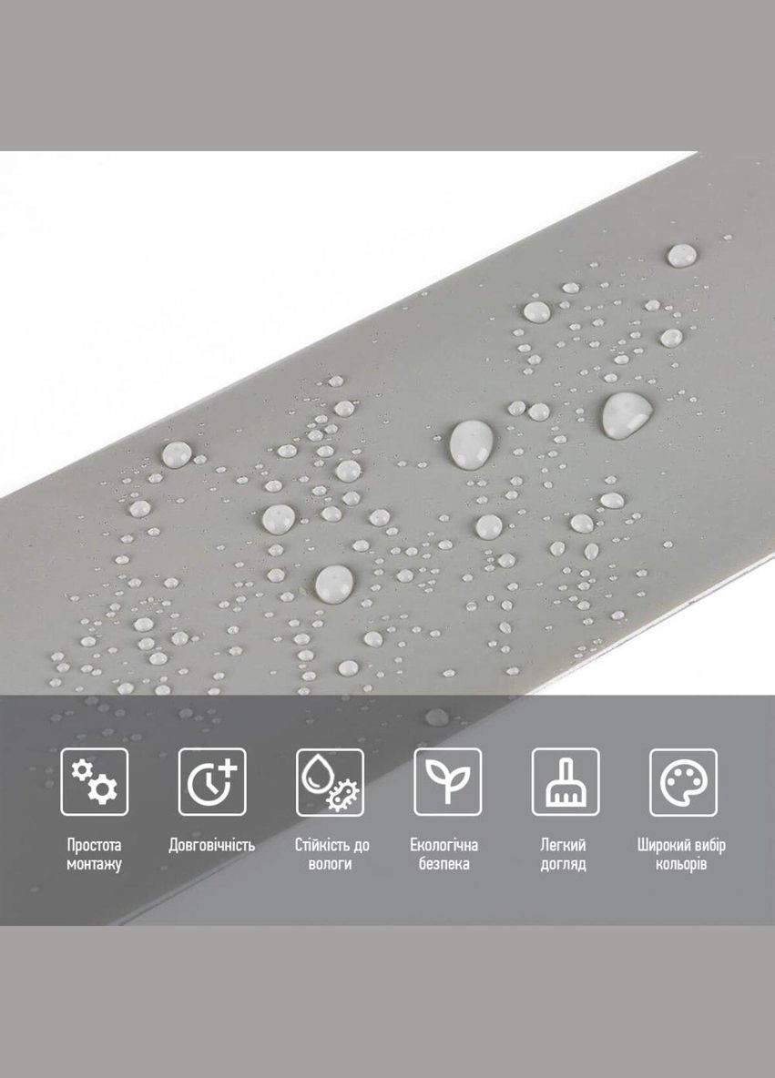 Плінтус вініловий самоклеючий 5000х100х2мм Глянцсовий (D) SW-00002121 Sticker Wall (315348997)