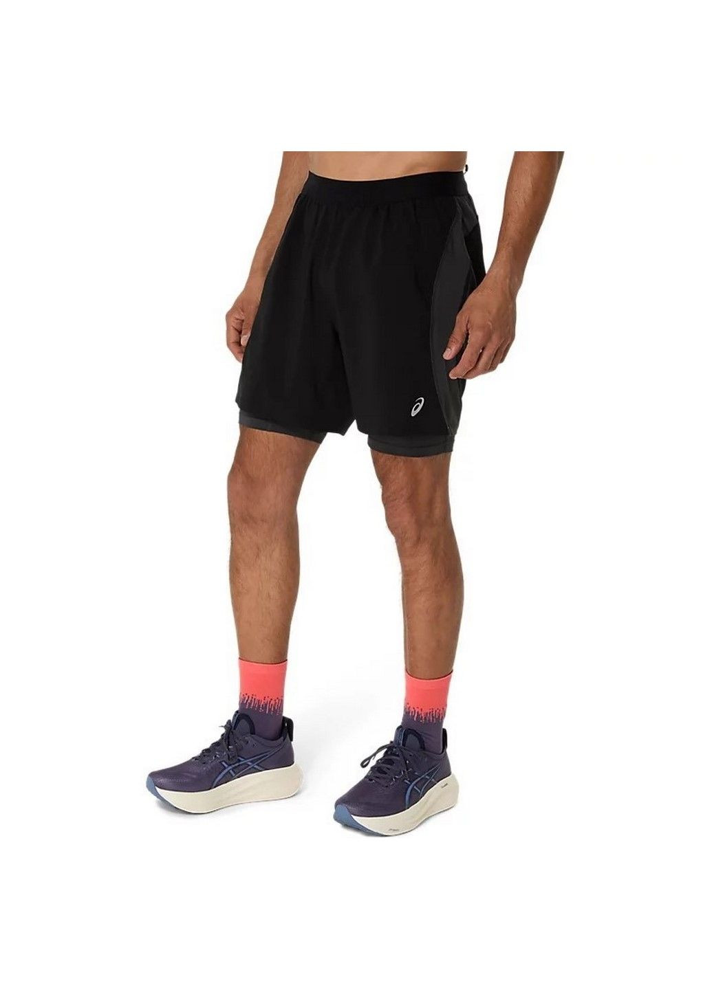 Мужские шорты для бега ROAD 2N1 7IN SHORT 2011D246-001 Asics (325977878)