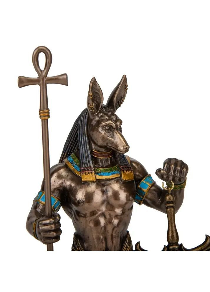 Статуетки декоративні, фігура "Анубіс - бог потойбіччя", 27 см з полістоуну | Veronese Handmade 78129A4 (369653466)