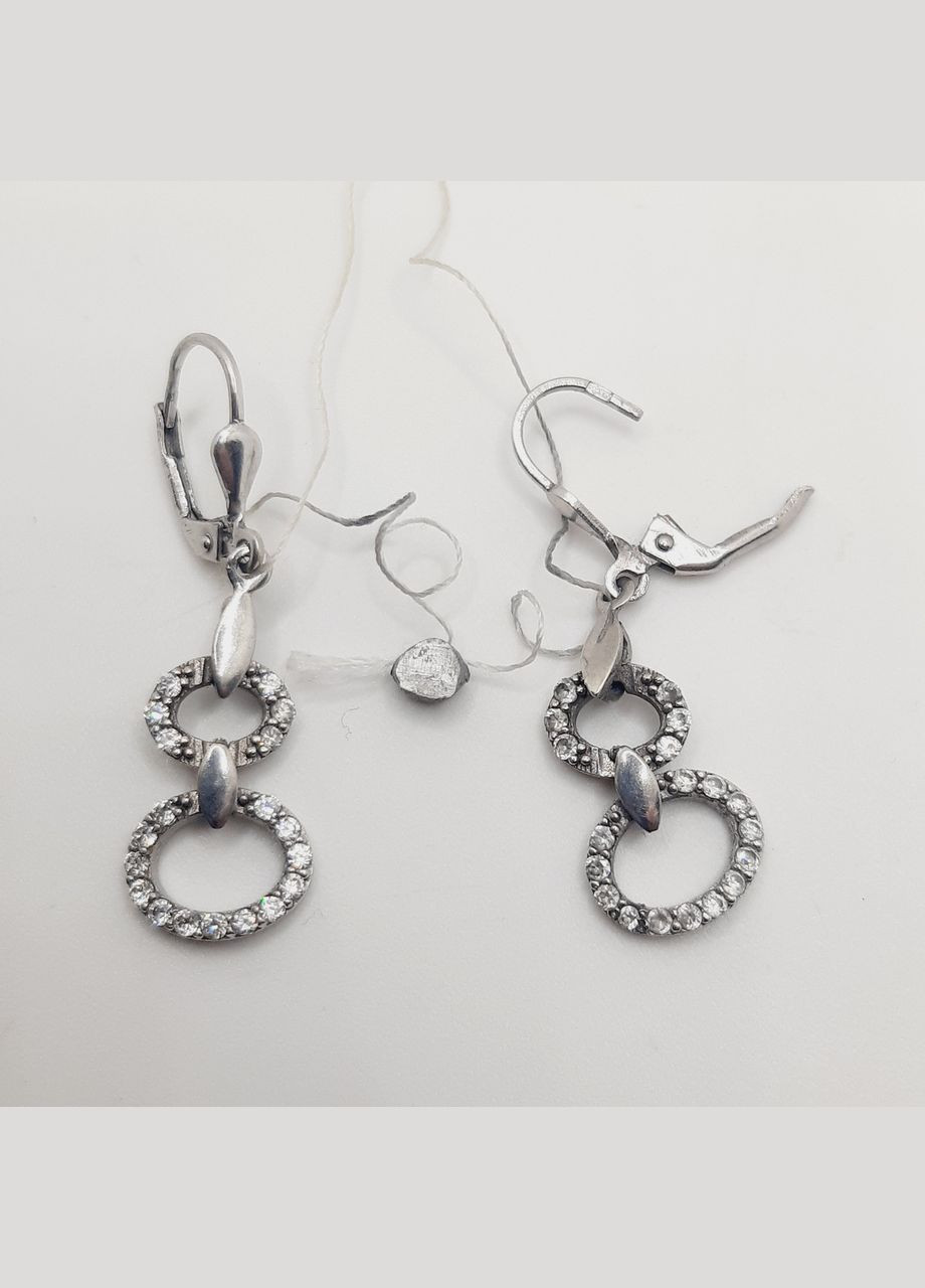 Серьги серебро 925° 2,99г. французская застежка () Silvia C С-389 (305391341)