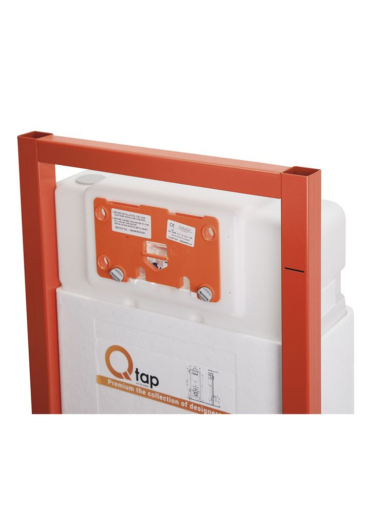 Набор инсталляция 4 в 1 Nest ST с круглой панелью смыва Qtap QT0133M425M11112CRM (337514747)