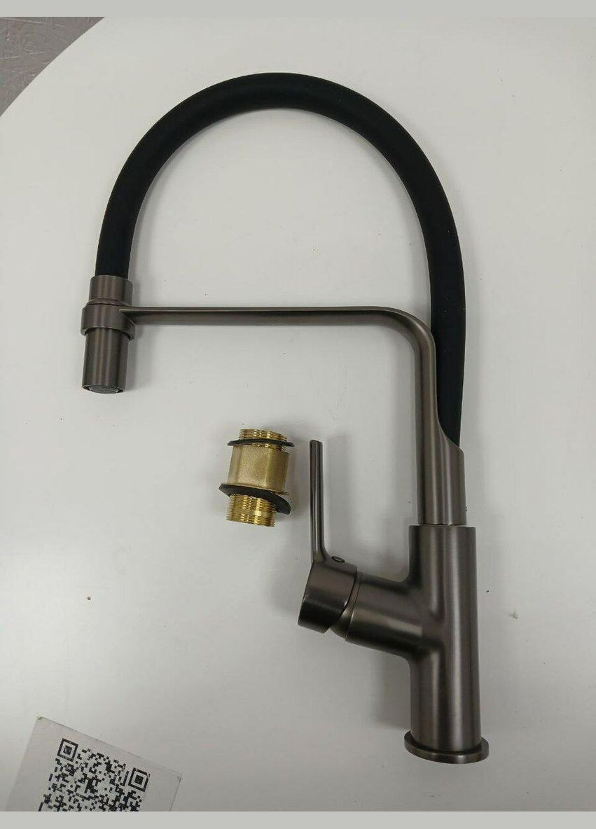 Кухонний змішувач BQ566 гнучкий PVD Valeso (342069765)