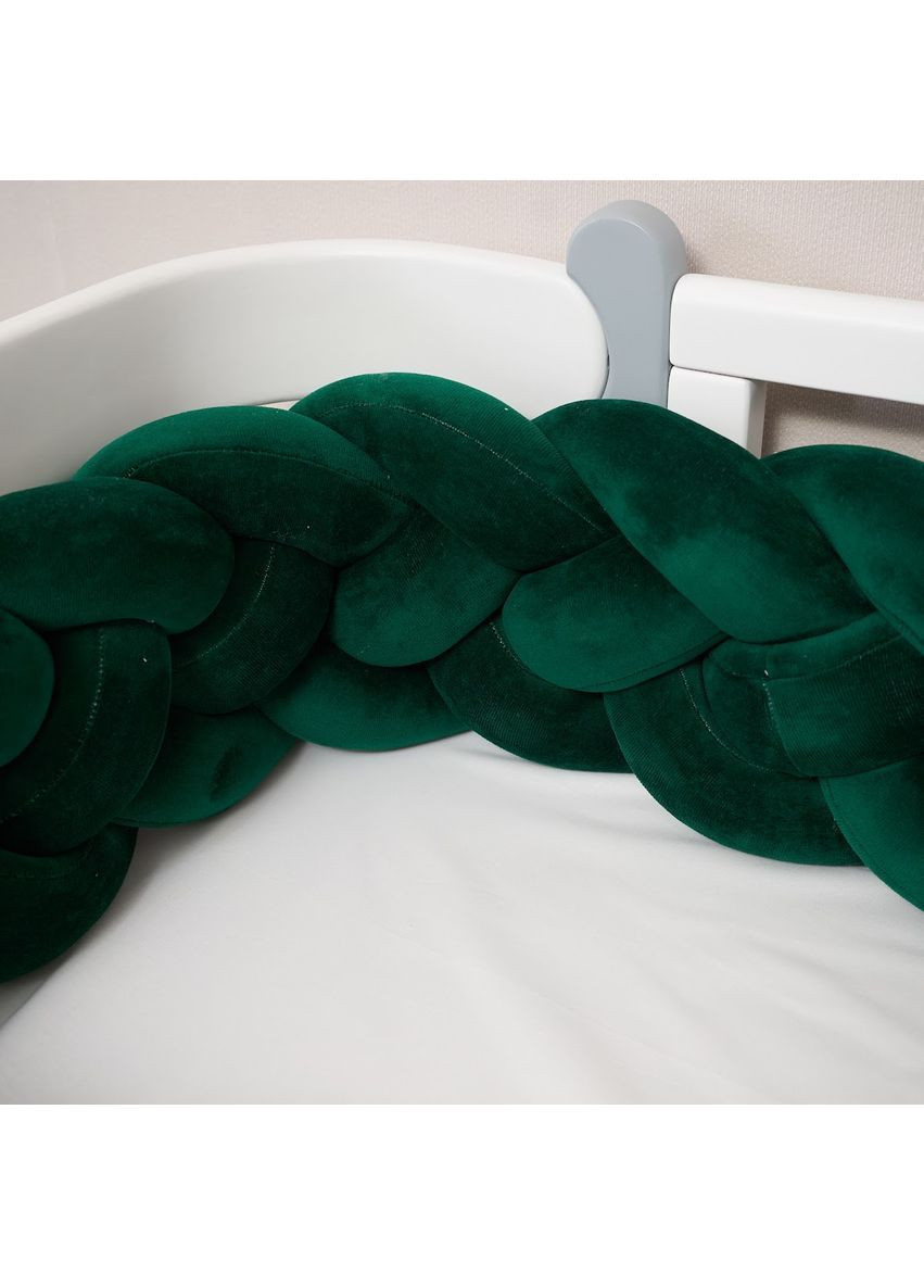 Бампер-косичка, 4-х прядна, 240 см, смарагдовий () Twins 2020-K4-240-06 (362003772)