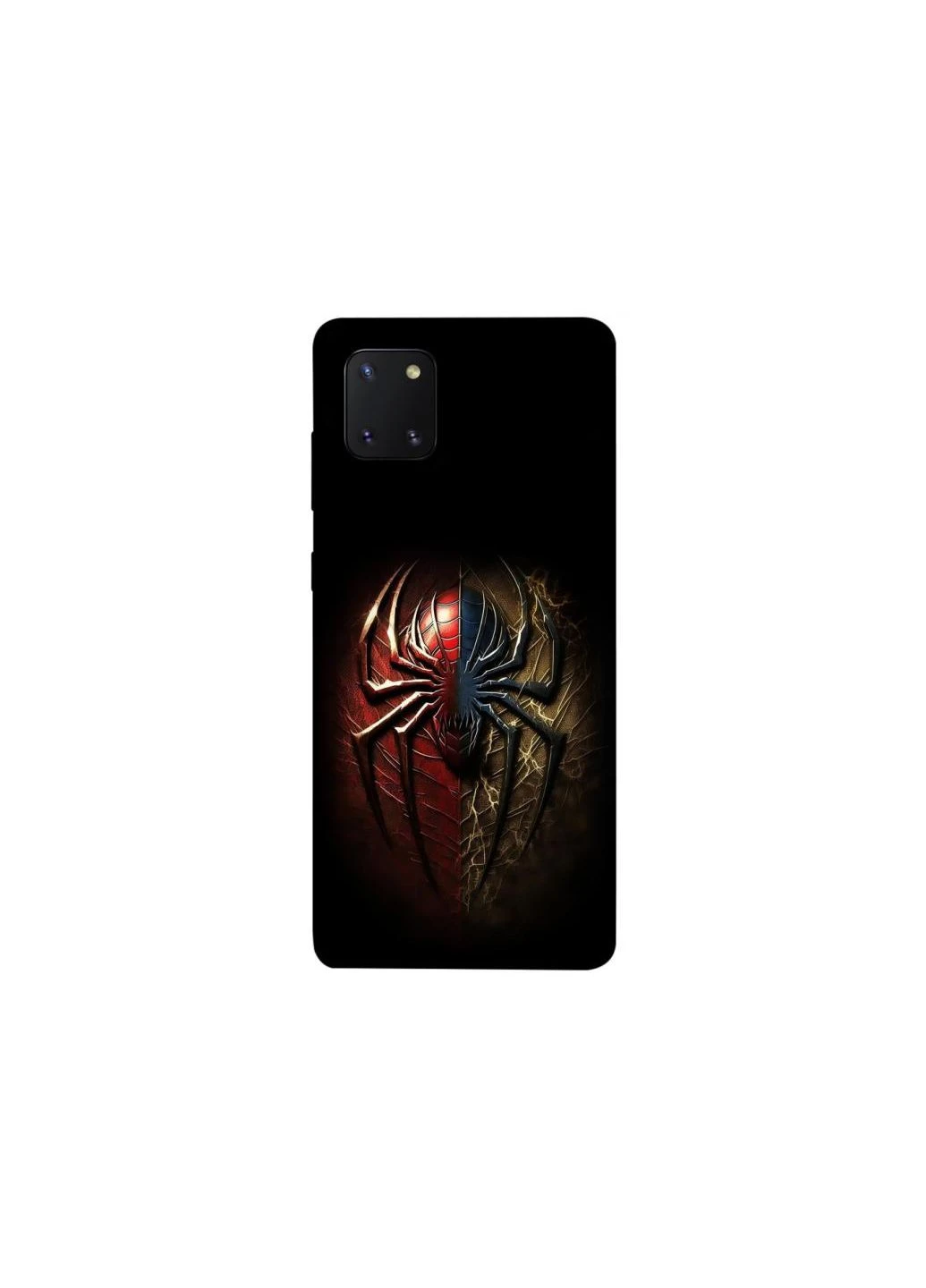 Чехол на Samsung Galaxy Note 10 Lite (A81) Spiderman icon Frontalka (353323099)