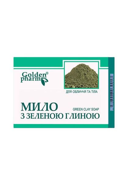 Мыло с зеленой глиной 70г Голден-фарм Голден-Фарм (289770969)