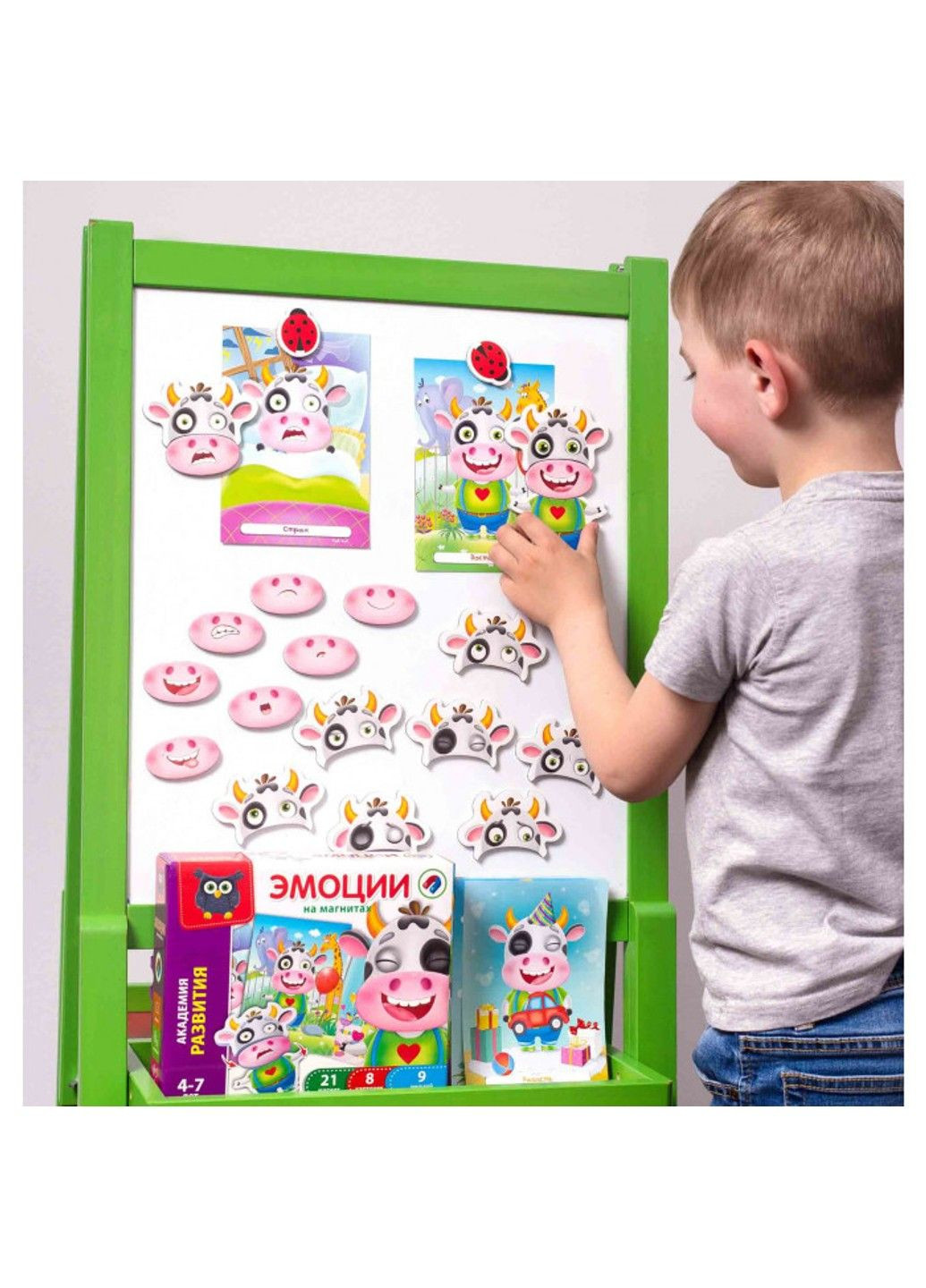 Магнітна гра "Емоції" VT 5422-01 Vladi toys (297129530)