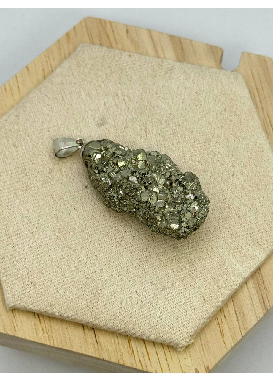 Кулон из пирита 25*33 мм Золотой No Brand (361319871)