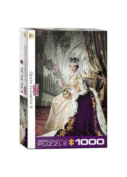 Пазл (6000-0919) Eurographics Королева Елизавета II, 1000 элементов (366105846)