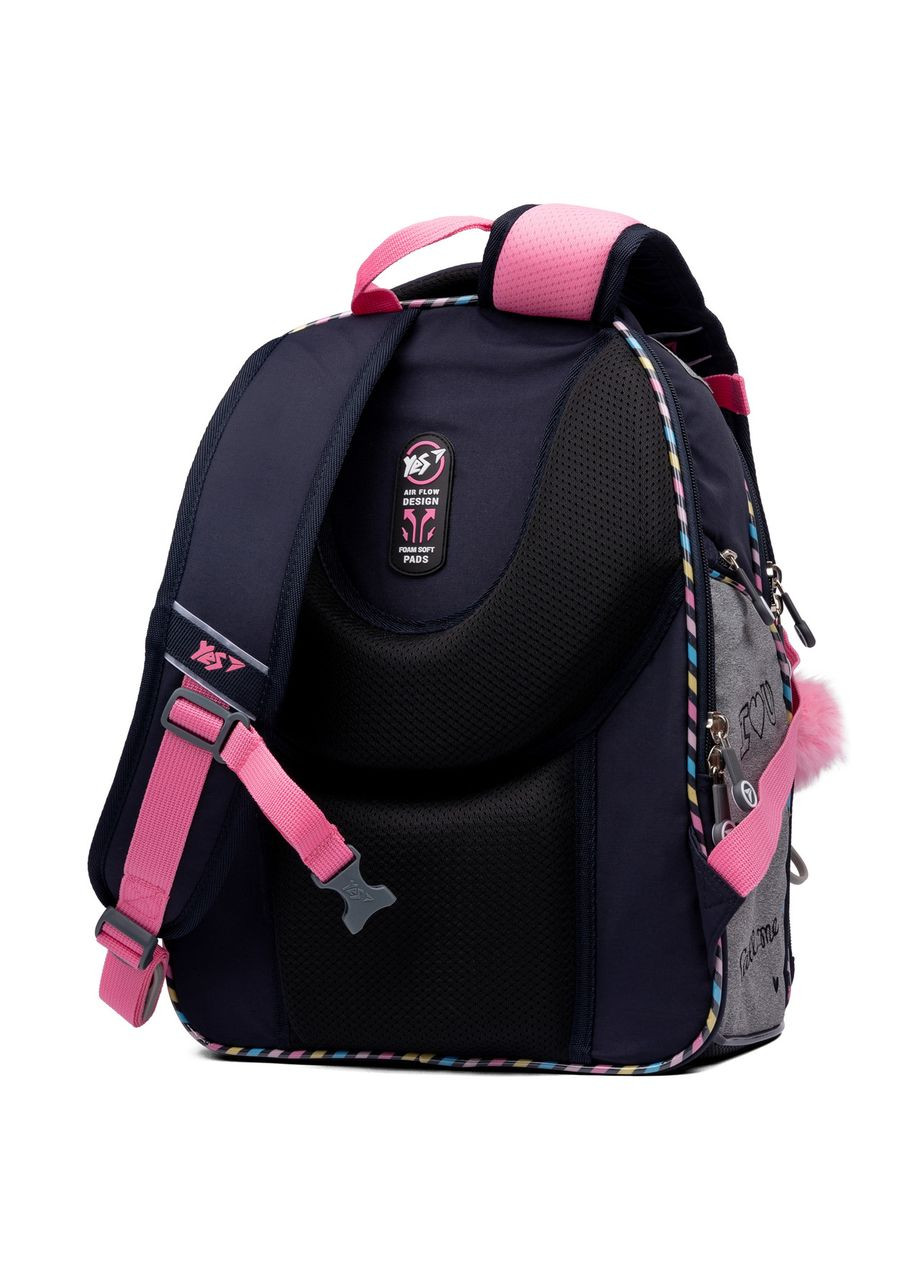 Рюкзак шкільний напівкаркасний S-84 Girls style Yes (332653676)