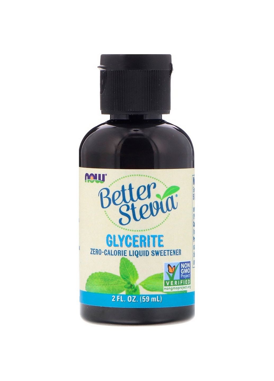 Замінник живлення Better Stevia Liquid Sweetener Glycerite, 59 мл Now (293343183)