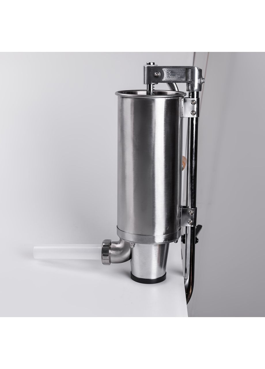 Вертикальний шприц для ковбаси 3 л з нержавіючої сталі 4 насадки Сталь Guangtai (362455956)