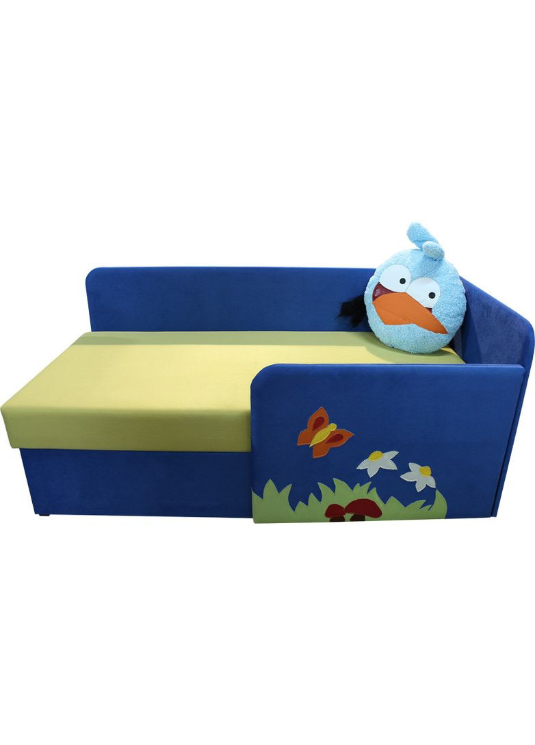Детский диван с бортом и нишей Злые птички ТМ No Brand (322500571)