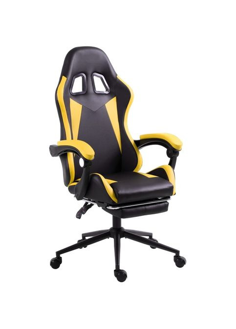 Геймерське крісло X2323 Black/Yellow GT Racer (278078247)