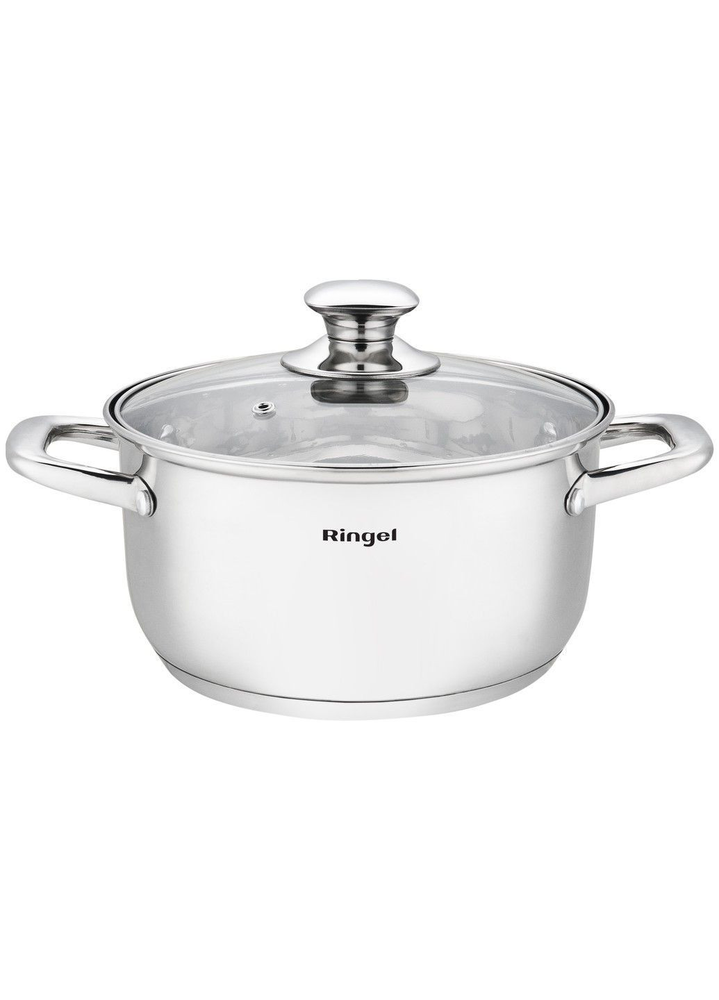 Кастрюля Grey line 22 см (4.2л) с крышкой нерж (RG-2022-22) Ringel (365276243)