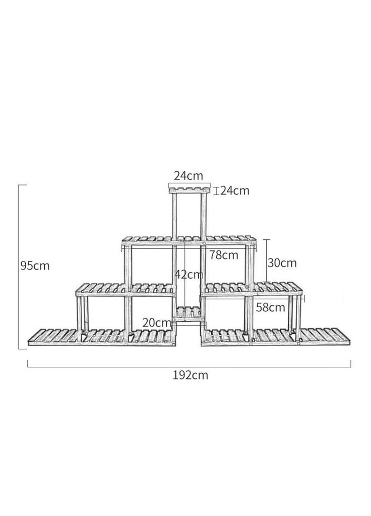 Підставка для квітів з дерева Камбре капучино (ЦВТ-006909) No Brand (328230249)