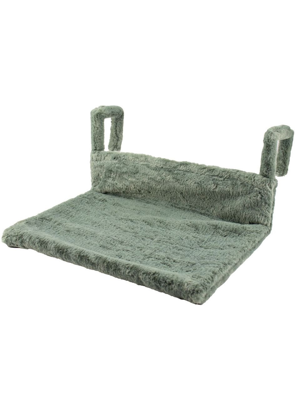 Гамак на радіатор для котів Пушистик 47 х 32 х 20 см Сірий (4820266660987) Пухнастики (313239409)