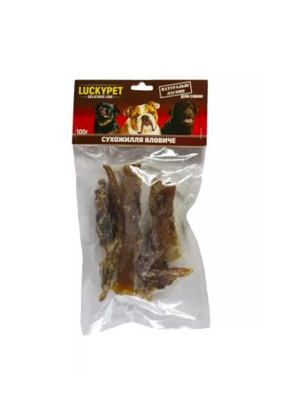 Ласощі для собак "Luсky Pet", сухожилля 100 г (4820224210674) Lucky Pet (279564969)