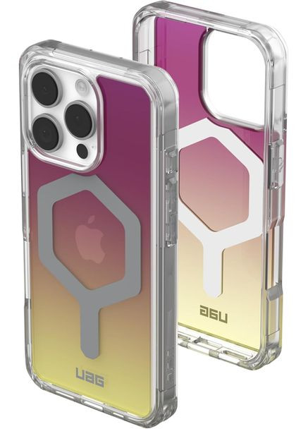 Чохол для iPhone 16 Pro, Plyo Magsafe LE, Maroon/Yellow Ombre (114480114780) UAG (360425980)