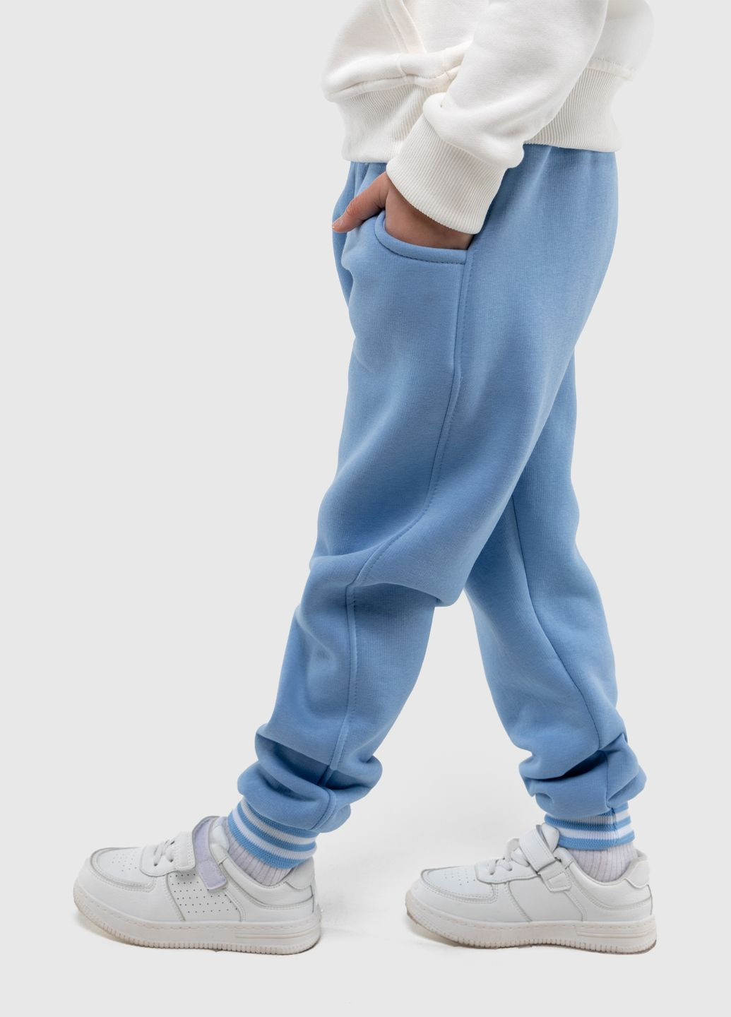 Голубые спортивные зимние брюки AZN