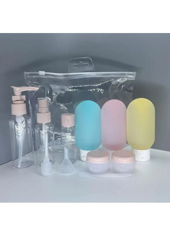 Набор дорожных емкостей для косметики, 11 предметов Plus-plus (354794951)