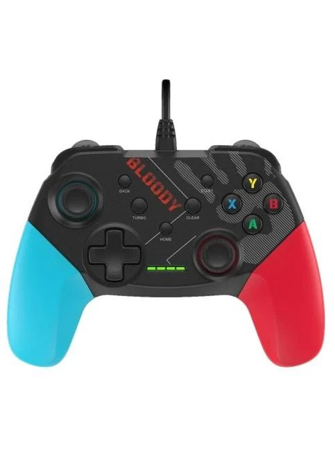 Геймпад GP30,, USB, для ПК / PS3 / Switch / Android, подвійна вібрація, 1.8 м Bloody (395362166)