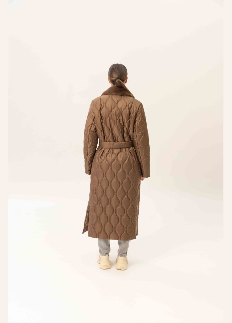 Коричневе зимнє Пальто Коричневий Зима Повсякденний Alberto Bini