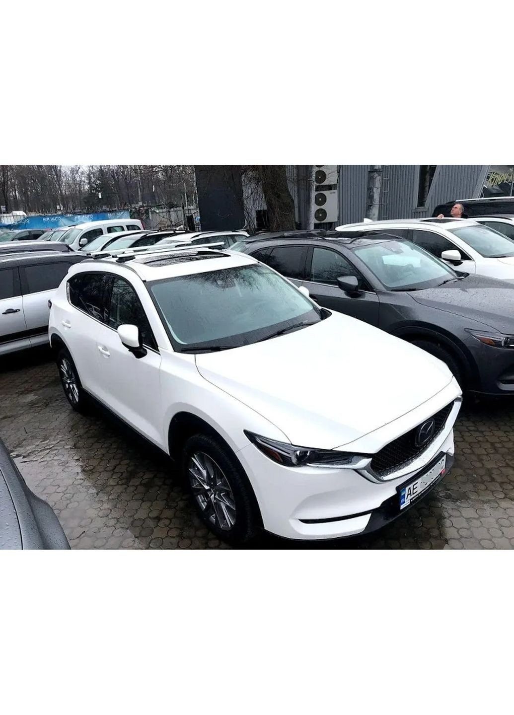Багажник на дах на інтегровані рейлінги аеродинамічний Mazda Kenguru CX-5 (369157257)