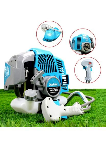 Триммер бензиновый мотокоса Limited Edition 5.4 кВт, 2х тактный комплектация "ЭКО" (1756374610) Makita RBC-5400 (330579018)