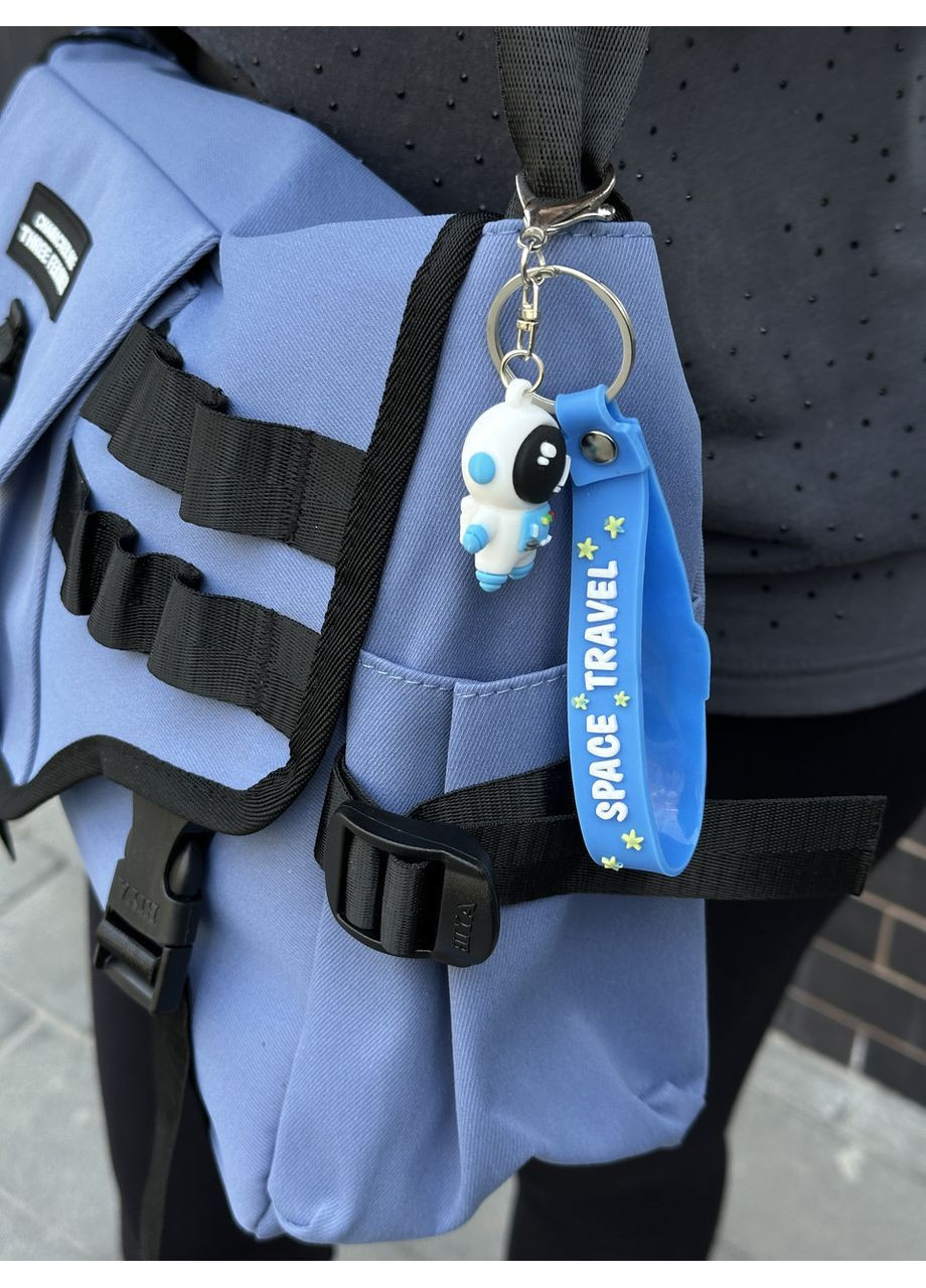 Сумка через плече молодіжна текстильна для навчання унісекс молочна. Сумка для прогулянок. No Brand (356178882)