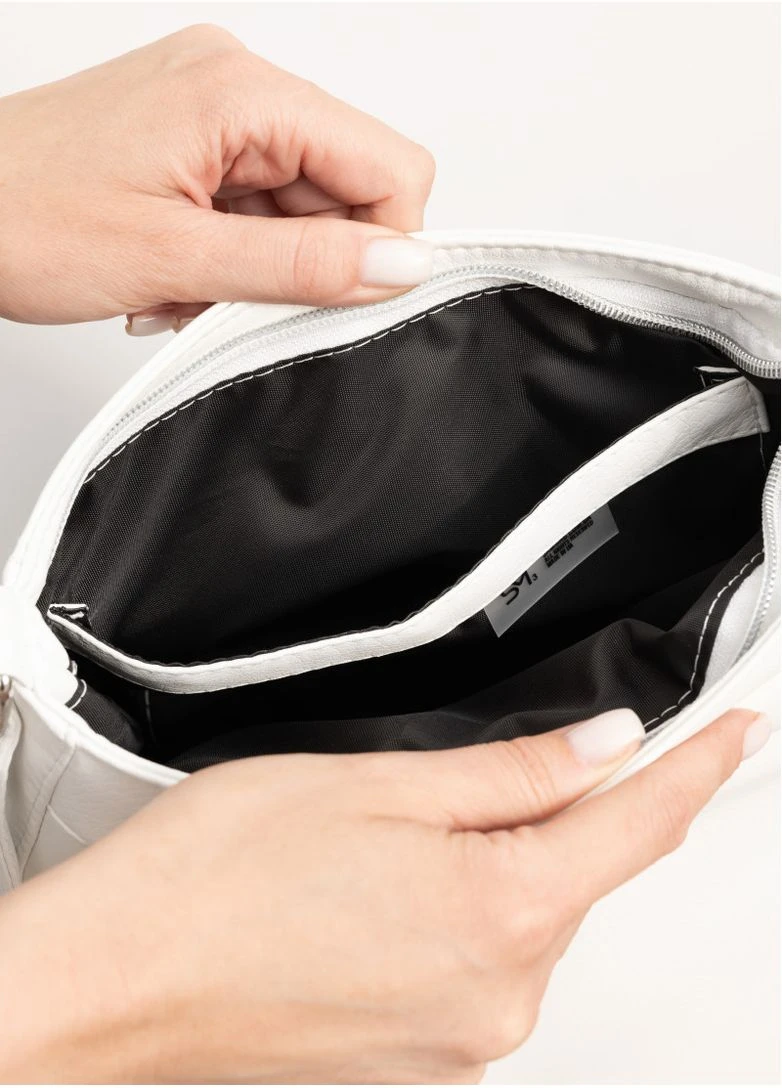 Сумка кросбоді Rose BZN білий 20 х 24 х 7 см () Sambag 94000008 (380880030)