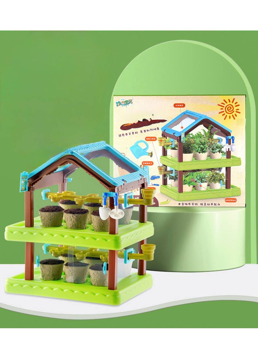 Игровой набор VC6002 "Ботанические эксперименты" грунт, теплица, семена, инструменты Fun Game (344573576)