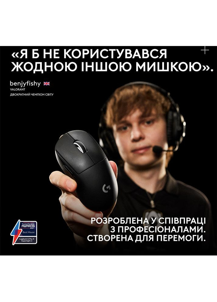 Миша G Pro X Superlight 2 Lightspeed White (L910-006638) Logitech (307084426)