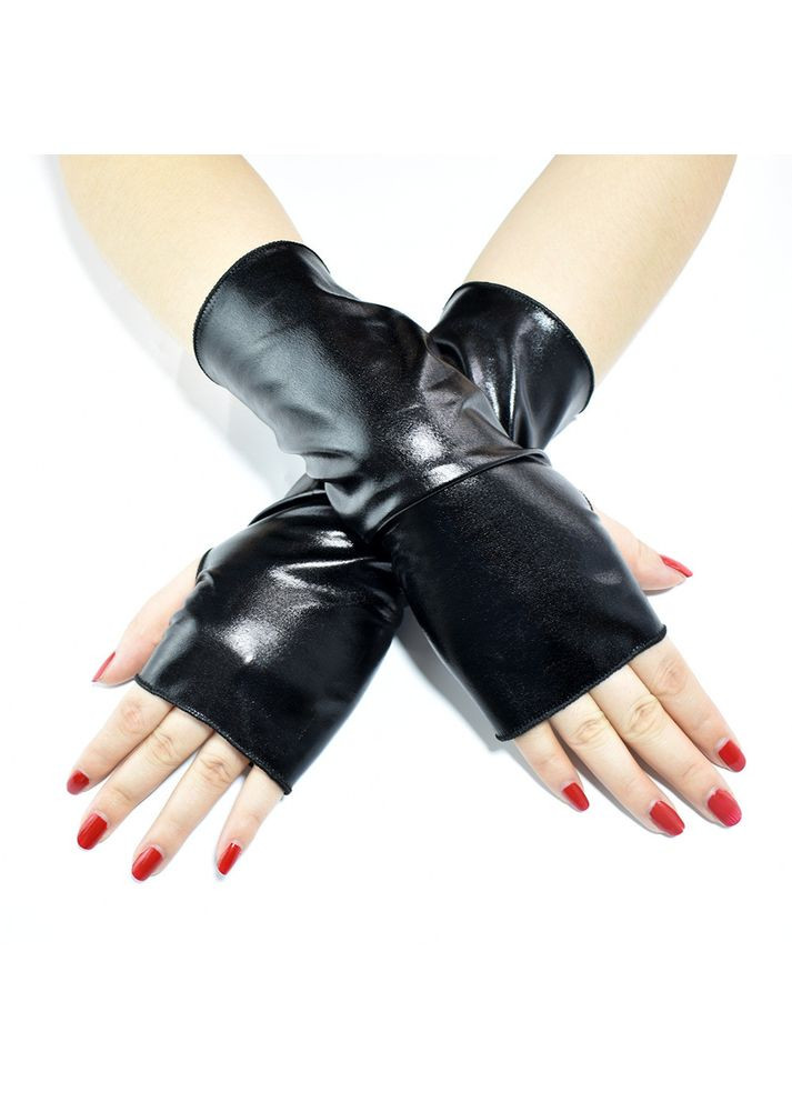 Митенки имитация латекса (арт.7032) No Brand (347617095)