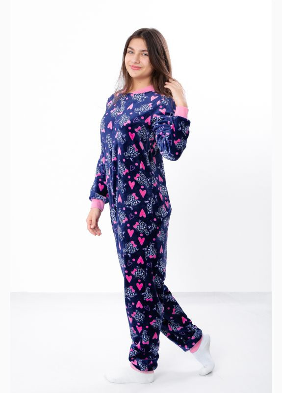 Темно-синяя зимняя комбинезон для девочки (подростковый) Носи своє 6167-035-2