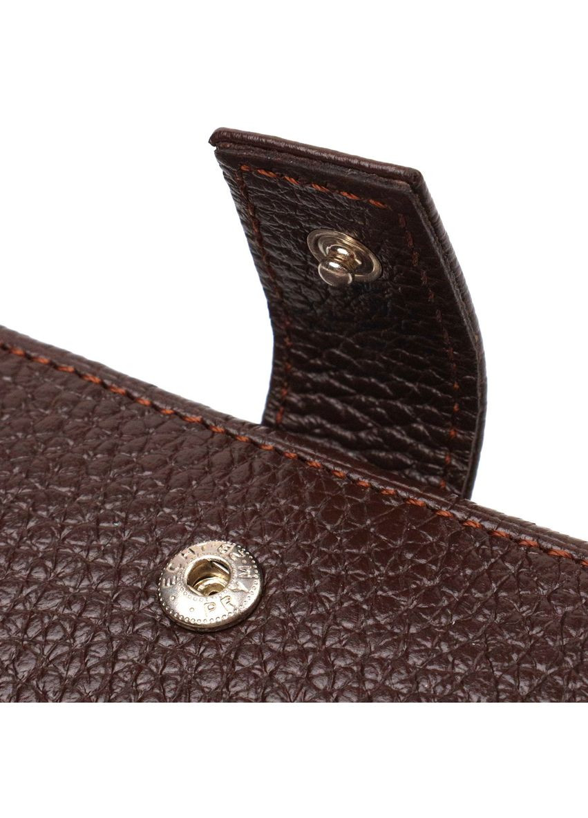 Удобный вертикальный мужской кошелек среднего размера из натуральной кожи флотар 21737 Canpellini (298570756)