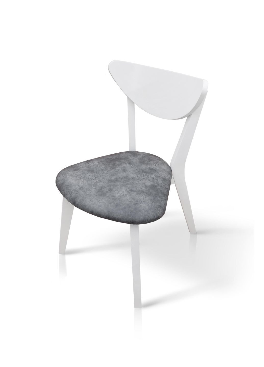 Кухонний стілець LUCAS Білий/Сірий 857517-01 857517 Comfort Line (355467921)