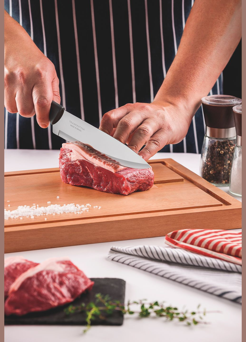 Набор ножей Plenus black, 3 предмета (6366867) Tramontina (314779627)