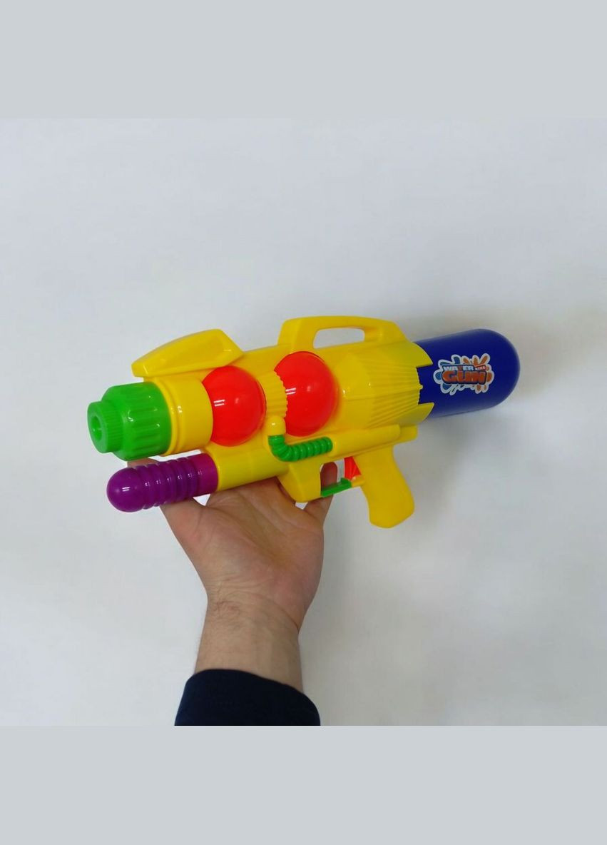 Водний пістолет з накачкою, 37 см (жовтий) MIC (333192173)