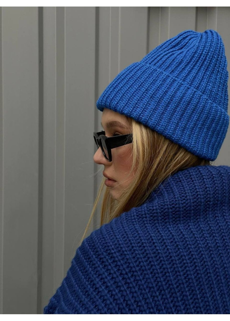 Шапка унісекс біні у рубчик JUGO LOVELY (364686738)