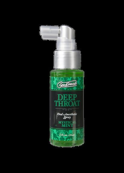 Спрей для мінету Doc Johnson GoodHead DeepThroat Spray - Mystical Mint 59 мл для глибокого мінету No Brand (303895983)