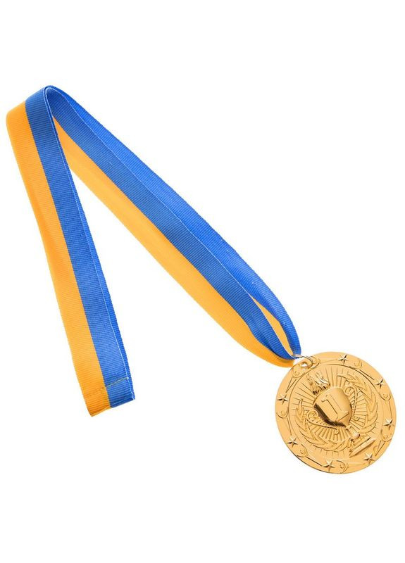 Медаль спортивна зі стрічкою BOWL d-6,5см C-6407 (метал, d-6,5см, 38g, 1-золото) SP-Sport (361436638)