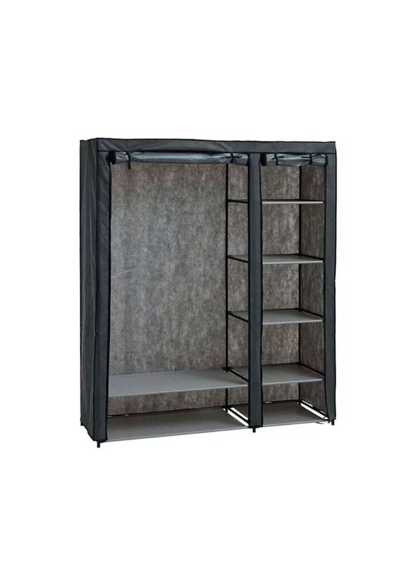 Шкаф передвижной 149x174х50 см темно-серый No Brand (282841763)