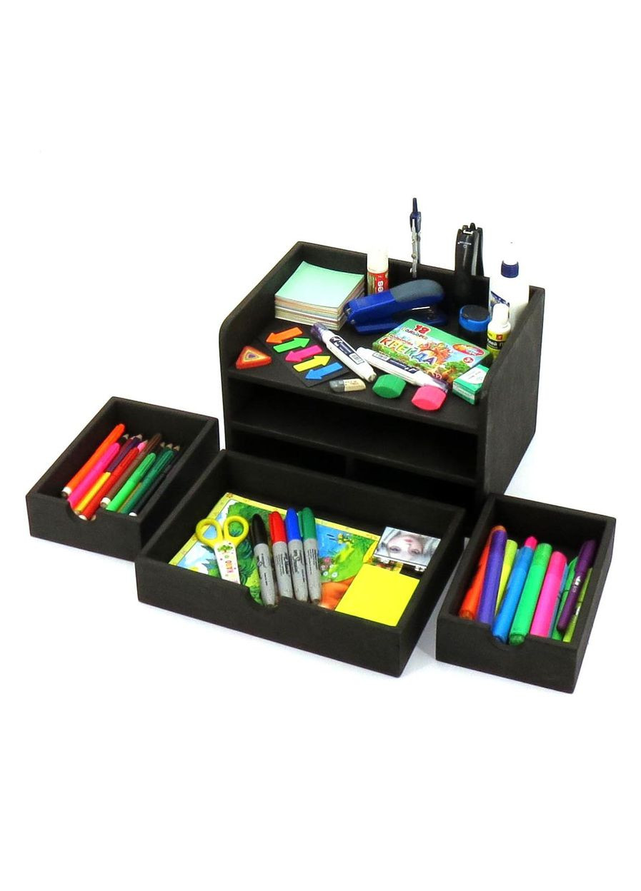 Органайзер настільний з дерева Монро венге (КНЦ-004612) No Brand (328225365)