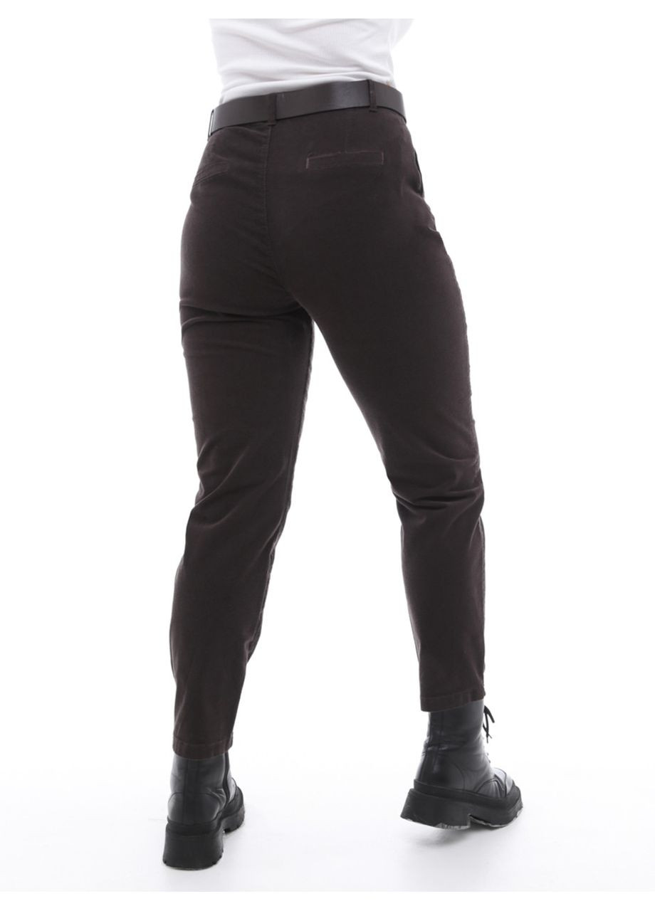 Штани жіночі коричневі МОМ вельветовий Estensivo MOM (305850854)