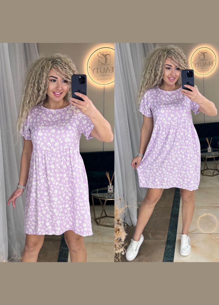 Бузкова літня сукня Fashion