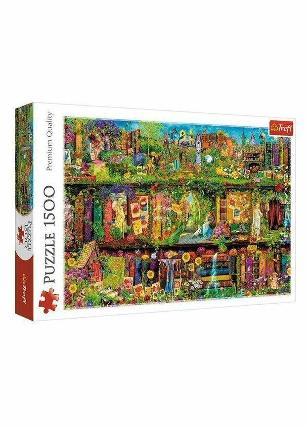 Набір Пазли - (1500 елм.) - "Казкова книжкова шафа" Trefl (322236657)